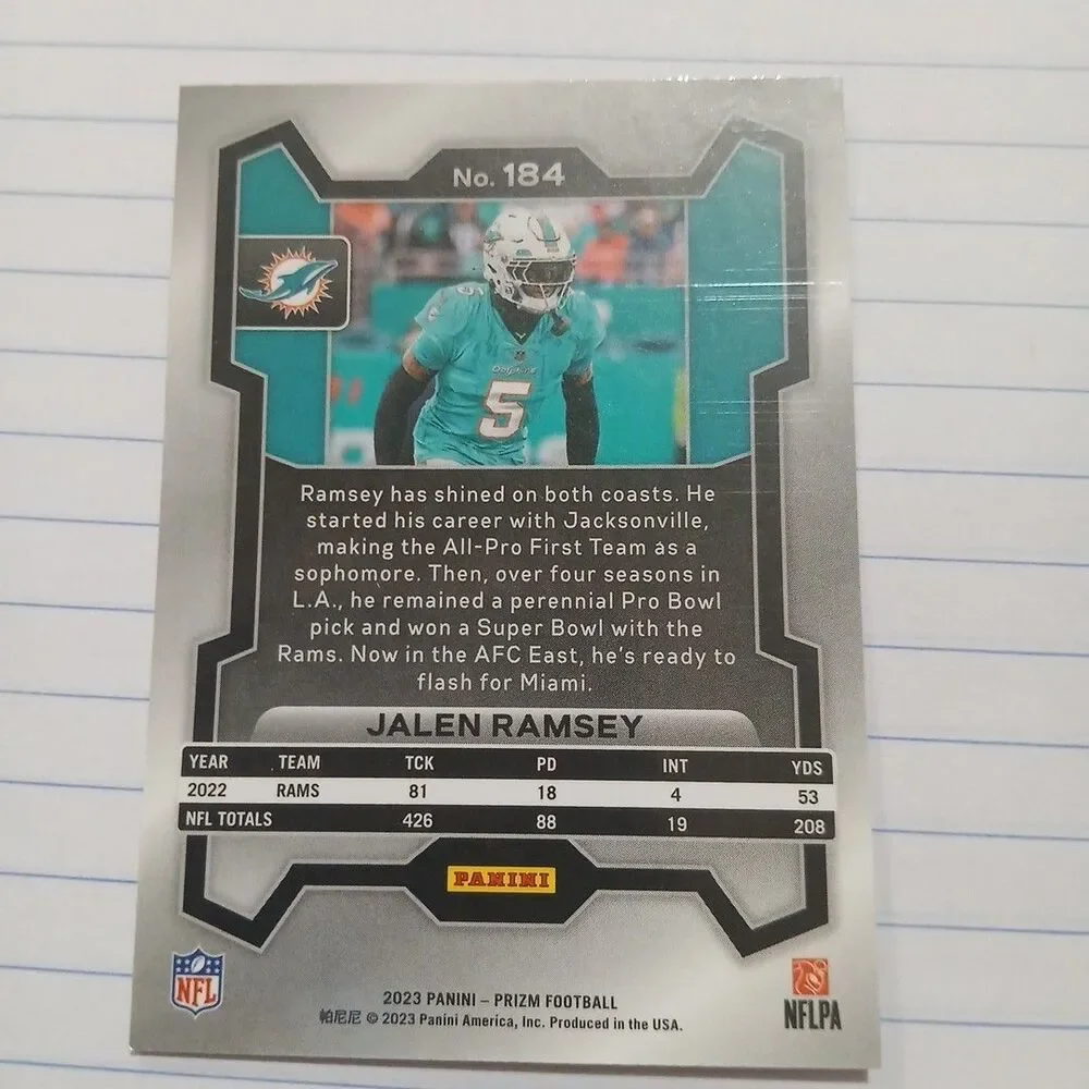 2023 Panini Prizm - Jalen Ramsey #184